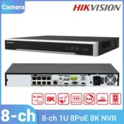 Hikvision HD 8K POE IP Security 8CH 32MP NVR Video Recorder For Camera System