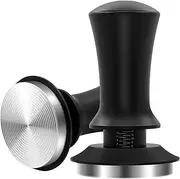 Mcbazel 53mm Espresso Tamper with 53.3-54mm portafilters,Including Popular Sage Models,53mm Adjustable Hand Coffee Tamper 304 Stainless Steel Ripple Base