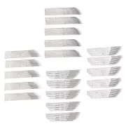 50pcs SemiPermanent Eyebrow Needle Blades Manual Microblading Pen Eyebrow Ne FAD