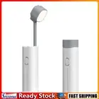 USB Foldable Desk Lamp Flashlight Reading Book Light 3-speed Night Light (White)