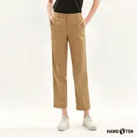 在飛比找momo購物網優惠-【Hang Ten】女裝-STRAIGHT FIT竹節棉鬆緊