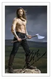 CLIVE STANDEN VIKINGS AUTOGRAPH SIGNED 6X4 PHOTO PRINT ROLLO