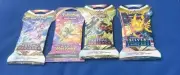 Pokemon Cards - Sword & Shield: Astral,Vivid & Silver- 4 BLISTER PACKS Sealed