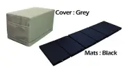 MULTI PURPOSE VINYL MAGIC BOX FOLDABLE PLAY FOR INFANT TODDLER MAT GREY COLOR