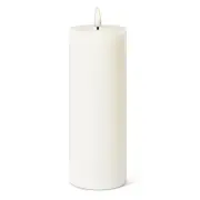 Sand Color Flameless Led Pillar Candle