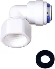 5PCS RO Water Fitting Elbow 3/8" OD Hose3/8 BSP Female Thread Plastic Pipe Quick Osmose Reversa Aquario Connector