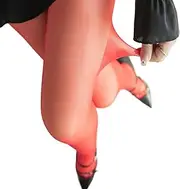 [Oxtxuzdm] Run Resistant Semi Opaque Footed Tights High Waist Pantyhose Control Top Tights Halloween Christmas Cosplay Costumes