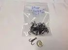 Mustad 36329BLN Size 2 Ultrapoint 3X Strong Treble Black Nickel Hook 25 Count