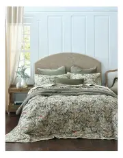 [M.M Linen] Aravelli Bed Cover Set in Natural