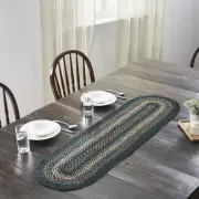 Country 13"x48" Table Runner Green Pine Grove Kitchen Table Decor VHC Brands