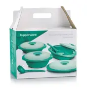 Tupperware 12-pieces Blossom Microwaveable Servewere Set - Green Color EXP SHIP