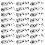 Metal Reserved Table Signs Reserved Sign Reserved Desk Signs Double Sided Tab...