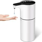YIKHOM Automatic Liquid Soap Dispenser, Touchless Dish Soap Dispenser, 450mL/15.37 oz Electric Soap Dispenser 8 Level Adjustable Control, USB C Rechargeable Auto Soap Pump Hands Free for Kitchen