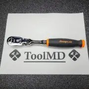 Snap-on Tools USA NEW 3/8" Drive ORANGE Soft Grip Flex-Head Ratchet FHF80A