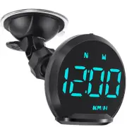 Head Up Display Car GPS Digital Speedometer HUD MPH KMH Alarm Reminder Big Font (for: Audi)