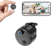 Mini Spy Hidden Camera 4K Wireless WiFi Small Nanny Cam Portable Indoor Secret Tiny Video Security Cameras with 100 Days Standby Battery Life AI Motion Detection Night Vision