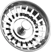 Tomario Kitchen Sink Strainer Plug Stainless Steel Thicken for Kitchen Sink, Hole Diameter 78mm