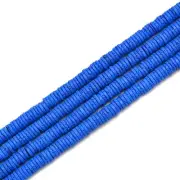 Dark Blue Lava Rock Stone Heishi Discs Beads 2x4mm 2x6mm 2x8mm 15.5" Strand