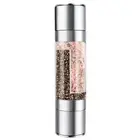 Convenient Stainless Steel Double Head Grinder Pepper Mill Manual Pepper Grinder
