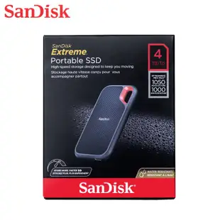SanDisk Extreme V2 4T 行動固態硬碟 SSD 外接硬碟 SSDE61 Type-C 行動硬碟