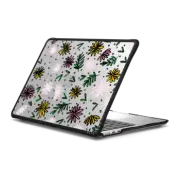 MacBook Air 13-inch (M2 - M4) Impact Case FLORAL FLUTTER 2 MACBOOK CLEAR CASE, SPRING FLOWERS WEDDING WILDFLOWERS ILLUSTRATION By Ebi Emporium