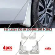 White For Lexus ES350 ES300H 2019-2022 Mud Flaps Splash Guards Fender Mudguard (for: Lexus)