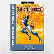 Royal Retro Alien soldier 16 bit SEGA MD Game Card With Retail Box For Sega Mega Drive For Genesis