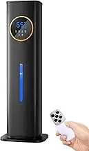 Humidifier Large Room, 8L Cool Mist Humidifier for Home, Whole House up to 800 sq ft,with Aroma Box, 360° Nozzle, Humidity Control, Timer, Auto Shut-Off for Home, Office & Plants(Black)