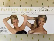 Authentic Fashion Forms NuBra Divine Body Bra Backless Bra Nude Sz C New in Box