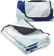 JSCARLIFE Outdoor Blanket,78x59 Inch Polyester Fabric Large Beach Camping Blankets Windproof Waterproof Sandproof Stadium Foldable Warm Blanket for Camping Picnic Sporting Events Cold Weather