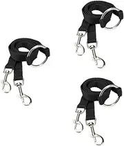 Kisangel 3pcs 2-Pack Dog Leashes Double Lead for Small Pets Sturdy Nylon Dog Hauling Cable No Tangle Clips Friendly Harness for Walking Control