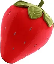 Cute Fruit Stuffed Strawberry Plush Pillow, Soft Plush Toy for Kids, Girls, 10"