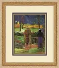Paul Gauguin Bonjour Monsieur Gauguin Custom Framed Print