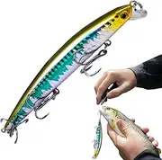 Bass Bait, Jerk Bait, Pinnow SwimBait Portable - Bass Cavani, Innovative Fish Tools for Rivers, Lakes, Ponds or Coasts