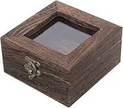 Wood Shadow Box Display Case for Insect Specimens Retro Design with Lock Premium Wood Material for Home Decor Collectibles