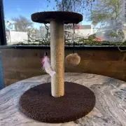 Scratcher Sisal Cat Scratching Post Pole Multifunctional Toy
