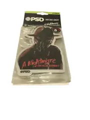 PSD The Big Sniff Nightmare on Elm Street Freddy Kruger Air Freshener 6 Pack NIP