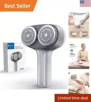 Compact Fabric Depiller - Cordless & Rechargeable Sweater Shaver for All Fabrics