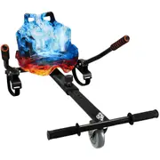 Hoverboard Accessory Hover Cart Go Kart Adjustable Length for Self Balance Scooter Blue