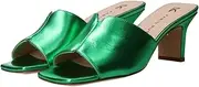 FABIO RUSCONI(ファビオルスコーニ) Fabiolusconi Women's Square Toe Center Seam Mule Heel Sandals