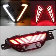 Foglights For Toyota For CHR 2016 2017 2018 2019 LED Daytime Running Turning Signal Light DRL Fog Lamp Brake Light Lamp Fog Lights Assembly(3 pcs)