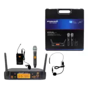 Wireless UHF Microphone System 1 Handheld Mic Headset KTV Club Audio Microphone
