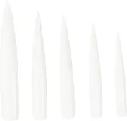 Healeved 12 Styles Long Fake Nails Strong Artificial Nails Extension Fake Nails for Women Nail Art Accessories for Diy