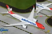 GEMINI JETS (GJEDW2315F) EDELWEISS A350-900 1:400 SCALE DIECAST METAL MODEL