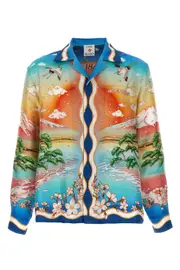 CASABLANCA 'Cuban Collar Tennis Club' Shirt