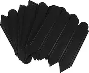 NOLITOY 1 Dog Fence Outdoor Fairy Garden Fence Lawn Edging Border Outdoor Decor Landscape Edging Landscape Fence Panel Mini Garden Fence Garden Edging Decorative Garden Fence Black Plastic