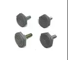 4 x Universal Front Loader Washing Machine Screw feet Leg M10