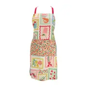 Annabel Trends Adjustable Linen Apron Kitchen Cooking 80cm Christmas Holiday