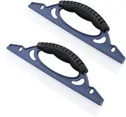 JECOMPRIS 2pcs Window Squeegee Ergonomic Handle Shower Glass Door Squeegee Car Window Cleaner Home Glass Door Squeegee