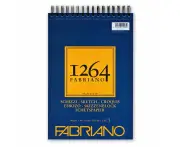 Fabriano 1264 Sketch Pad A4 - Spiral (Short Side) 120 Sheets